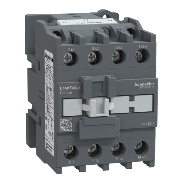 LC1E3210F7 - Contactor Schneider EasyPact TVS 32A / 110V AC / 15kW / 1NA