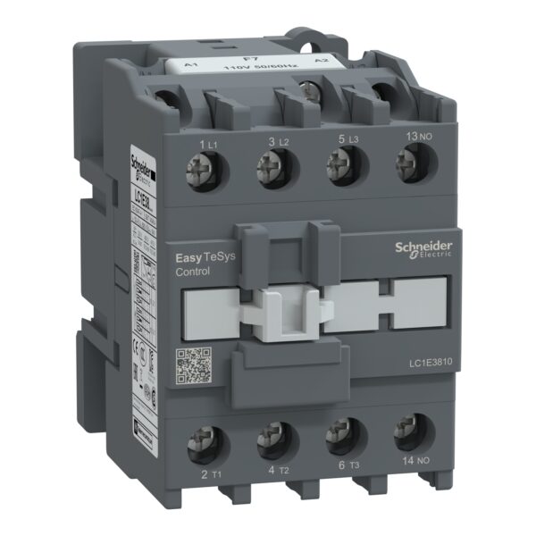 LC1E3810F7 - Contactor Schneider EasyPact TVS 38A / 110V AC / 18,5kW / 1NA