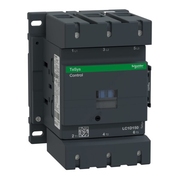 LC1D150M7 - Contactor Schneider TeSys Deca 150A / 380V AC / 75kW / 1NA+1NC
