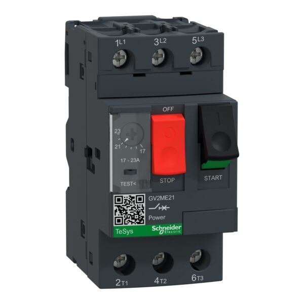 GV2ME21 - Guardamotor Termomagnético Schneider / 17 - 23A